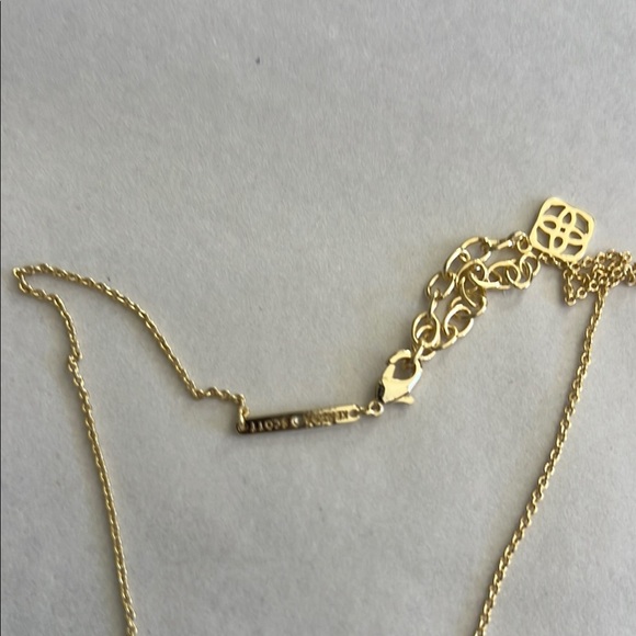 Kendra Scott Gold Necklace with Iridescent Stone - Picture 3 of 3